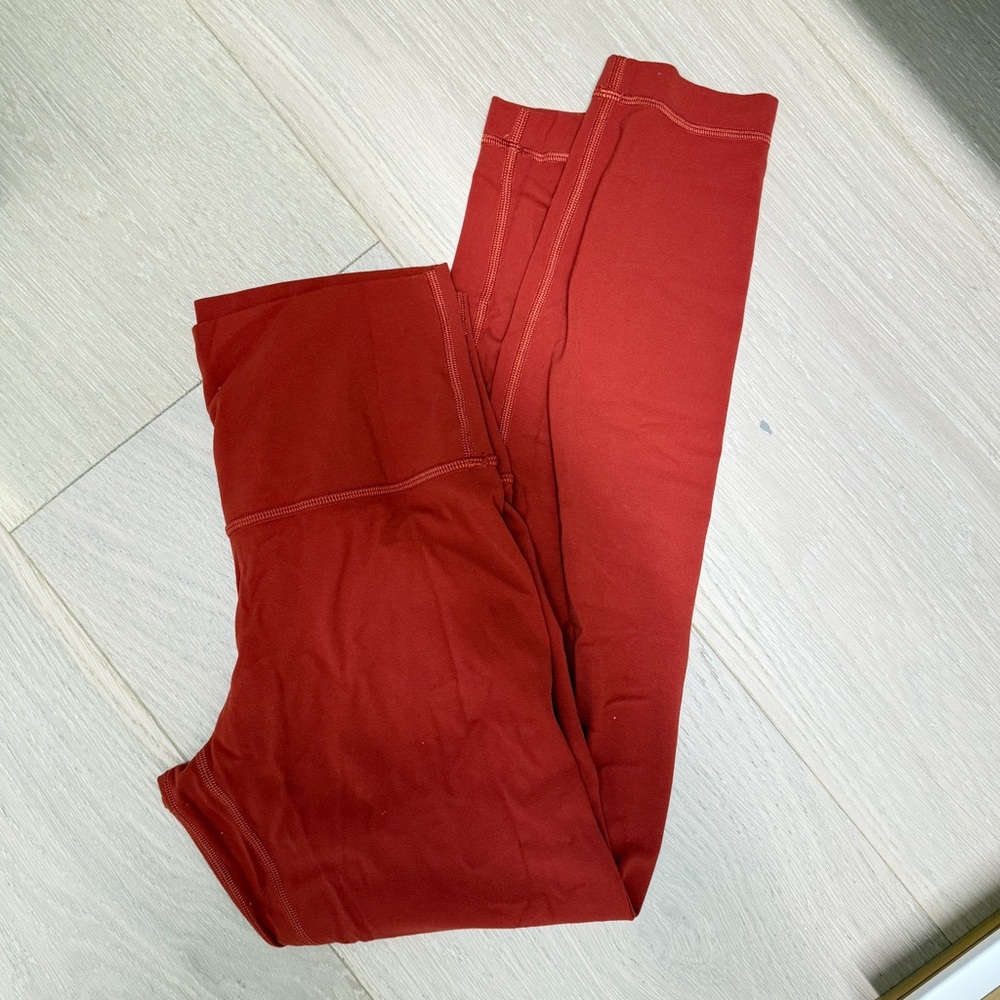 lululemon athletica align rust color High-Rise Leggings
